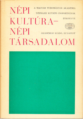 Ortutay Gyula  (Fszerk.) - Npi kultra-npi trsadalom VII.