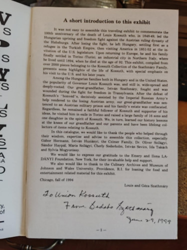 Kossuth Lajos 1894-1994
