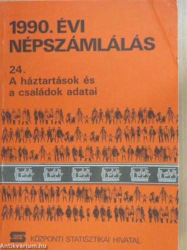 Szcs Zoltn  (szerk.) - 1990. vi npszmlls 24. A hztartsok s a csaldok adatai