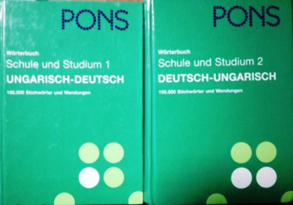 Hessky-Lszl-Bernth-Iker-Knipf  (Szerk.) - PONS Wrterbuch Schule und Studium 1-2 (Ungarisch-Deutsch, Deutsch-Ungarisch)