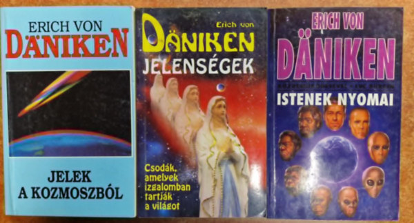 3db Erich von Dniken ktet: Istenek Nyomai, Jelensgek, Jelek a kozmoszbl