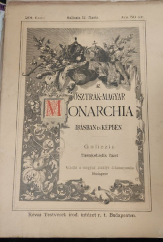 Az Osztr�k-Magyar Monarchia �r�sban �s k�pben: Galiczia - 12. f�zet