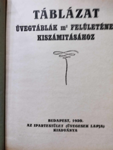 T�bl�zat �vegt�bl�k fel�let�nek kisz�m�t�s�hoz