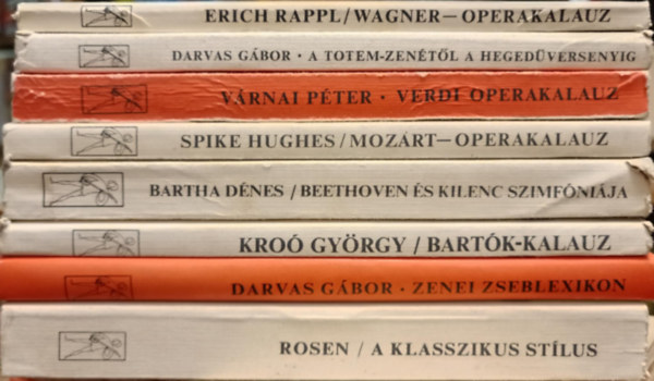 Darvas Gbor, Vrnai Pter, Spike Hughes, Bartha Dnes, Kro Gyrgy Erich Rappl - Zenetrtneti knyvcsomag