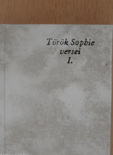 Trk Sophie versei II. miniknyv