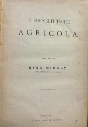 Agricola - Germania (kolligtum)