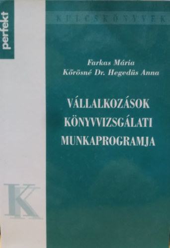 V�llalkoz�sok k�nyvvizsg�lati munkaprogramja