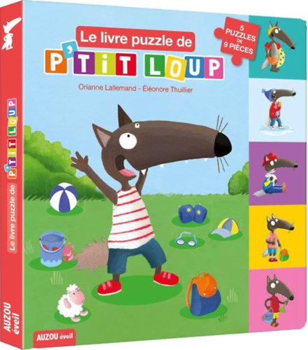 Le livre puzzle de P'tit loup: 5 puzzles de 9 pieces (Vertbaudet)