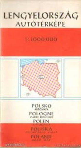 Lengyelorszg auttrkpe 1:1000 000
