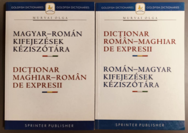 Murvai Olga - Magyar-romn, romn-magyar kifejezsek kzisztra I-II.