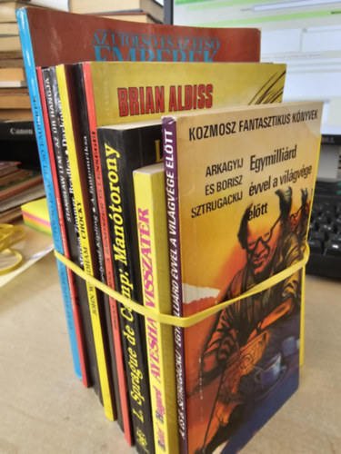 10db scifi, K�NYVMENT� AJ�NLAT: Az utols� �s az els� emberek+ Vesz�lyben a bolyg�+ Az �r hangja+ Darkover+ Chocky+ A fantomriksa+ A rendszer ellens�gei+ Man�torony+ Ayesha visszat�r+ Egymilli�rd �vvel a vil�gv�ge el�tt