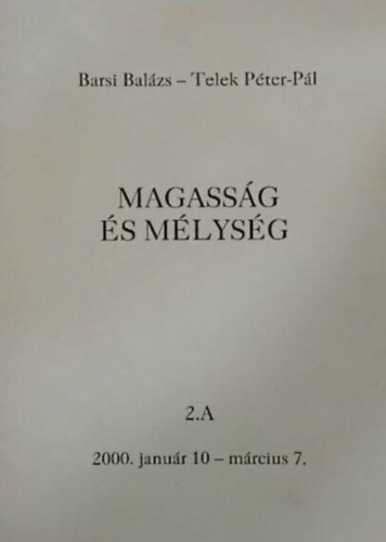 Magassg s mlysg 2. A