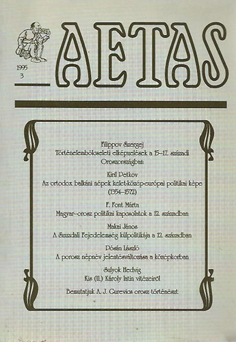 Aetas - Trtnettudomnyi Folyirat (2005/3)