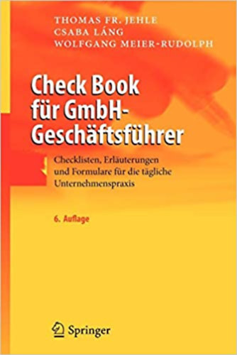 Check Book f�r GmbH-Gesch�ftsf�hrer