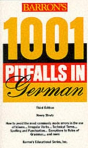 Barron's 1001 Pitfalls in German