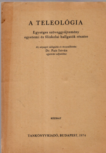 A teleolgia - Kzirat