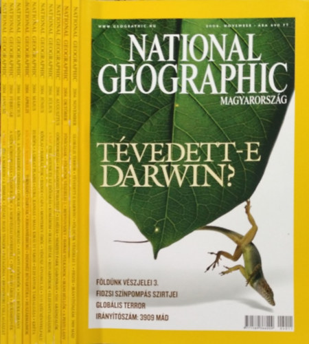National Geographic Magyarorszg 2004/1-8., 10-11. (10 db szrvnyszm)
