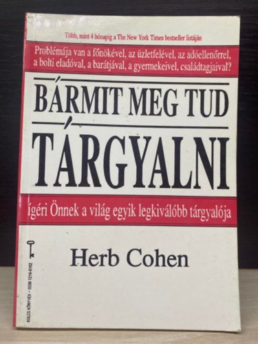 Ford.: Dr. Jánossy Ilona Herb Cohen - Bármit meg tud tárgyalni (Saját képpel)