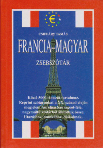 Francia-magyar, Magyar-francia zsebsz�t�r