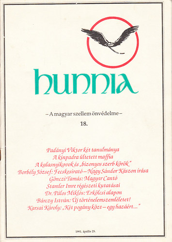 Hunnia - A magyar szellem nvdelme 23. szm