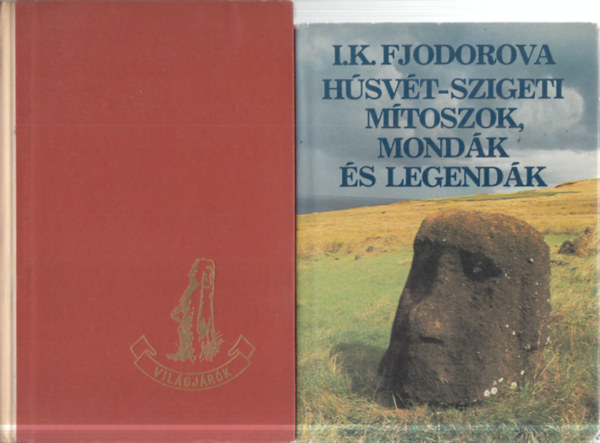 2 db. �tle�r�s (Aku-Aku + H�sv�t-szigeti m�toszok, mond�k �s legend�k)
