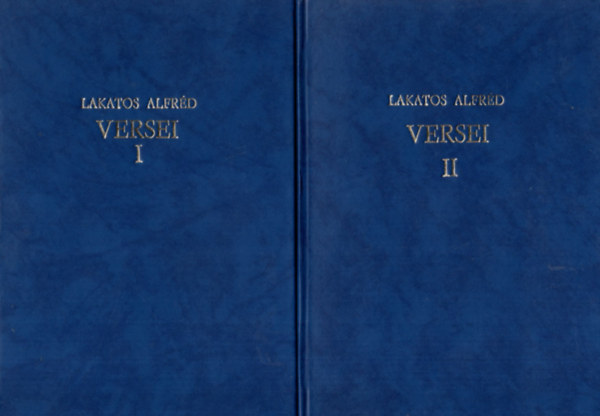 Zsoldos Imre - Lakatos Alfrd versei 1981. I-II. ktet - Szmozott 49. sz. pldny