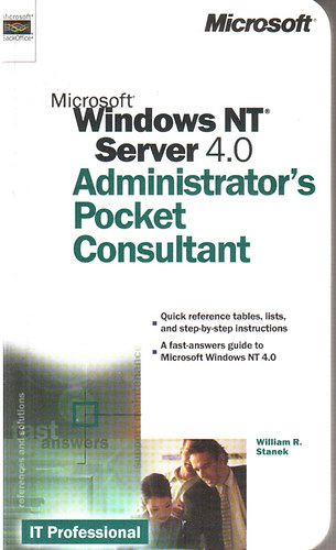 Microsoft Windows NT server 4.0 Administrator's Pocket Consultant