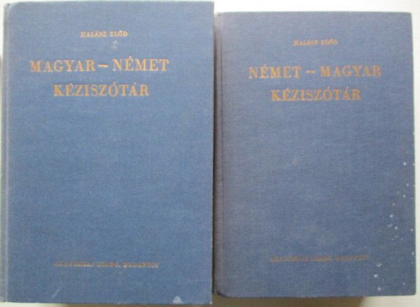 Magyar-nmet, nmet-magyar kzisztr I-II.