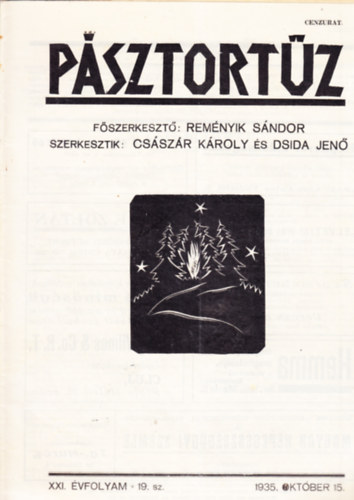 Psztortz XXI. vf. 19. szm (1935. oktber 15.)