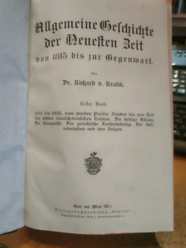 Allgemeine Geschichte der Neuesten Zeit von 1815 bis zur Gegenwart (g�tbet�s)