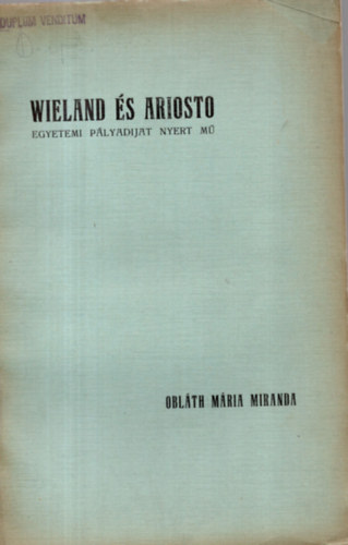 Wieland s Ariosto