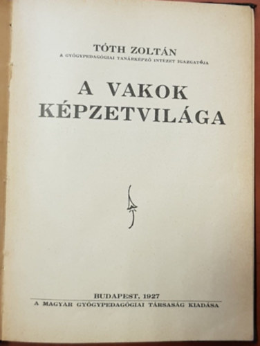 A vakok kpzetvilga