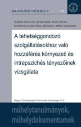 Páskuné-Nótin-Mező F. Harmatiné-Bíró Zs. Mándy Zs. - A tehetséggondozó szolgáltatásokhoz való hozzáférés környezeti és intrapszichés tényezőinek vizsgálata