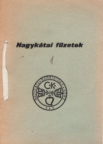 Kissn Psztor va - Nagyktai fzetek 1