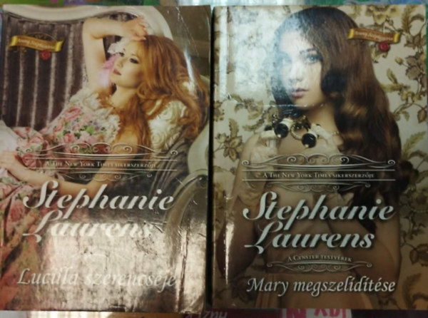 2 db Stephanie Laurens k�tet: Mary megszel�d�t�se +Lucilla szerencs�je