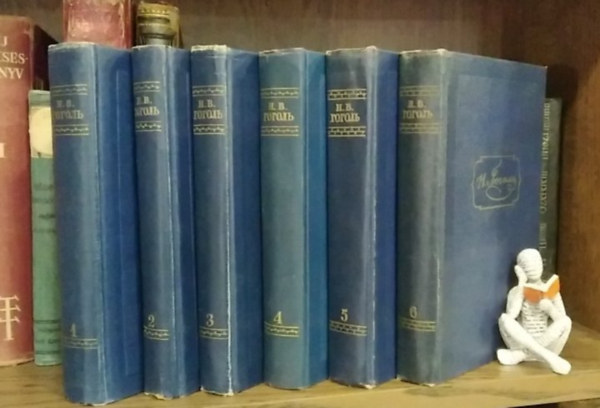 N. V. Gogol �sszegy�jt�tt m�vei 1-6. - orosz nyelv� - (Tanyasi est�k, Holt lelkek)