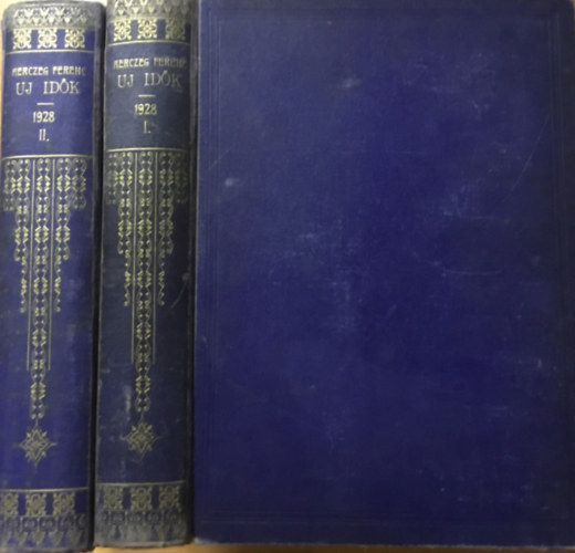 Herczeg Ferenc  (szerk.) - �j id�k 1928 I.-II. k�tet (teljes �vf.)