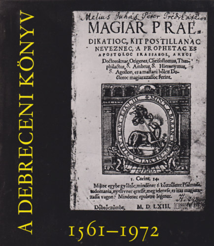 A debreceni k�nyv 1561-1972