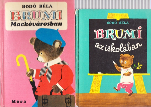 2 db. Brumi knyv (Brumi Mackvrosban + Brumi az iskolban)