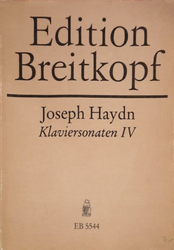 Edition Breinkopf - Joseph Haydn - Klaviersonaten IV.
