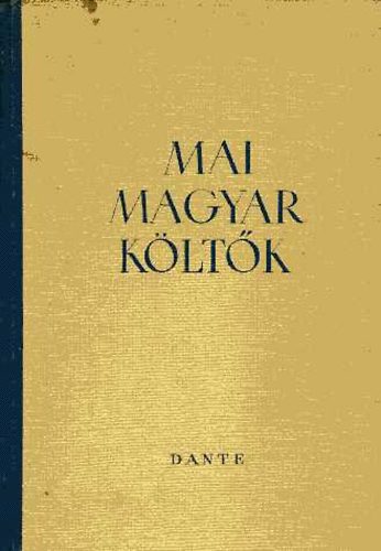Dr. Vajth� L�szl�  (szerk) - Mai magyar k�lt�k