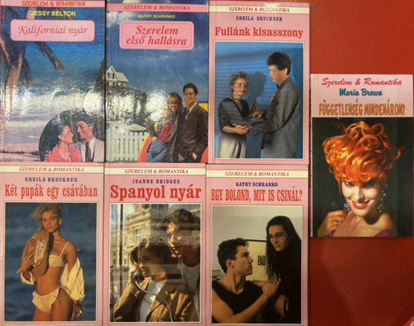 Szerelem & Romantika 7 db k�nyv