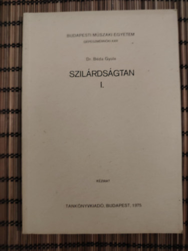 Szilrdsgtan I. - J4-868