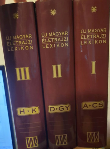 j magyar letrajzi lexikon I-III (A-CS, D-GY, H-K)