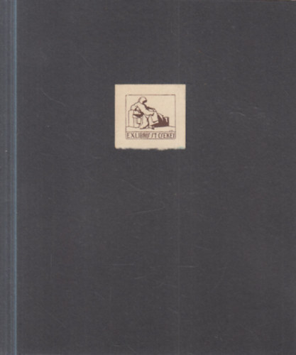 Ex Libris St. Csekey jogász (eredeti nyomat)