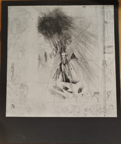 Kass J�nos al��rt, eredeti r�zkarca 1967. (Mad�ch: Az ember trag�di�j�hoz)