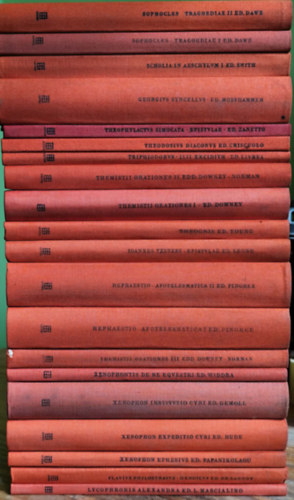 Bibliotheca Teubneriana - 9. k�nyvcsomag (20 k�tet) (g�r�g-latin nyelven)