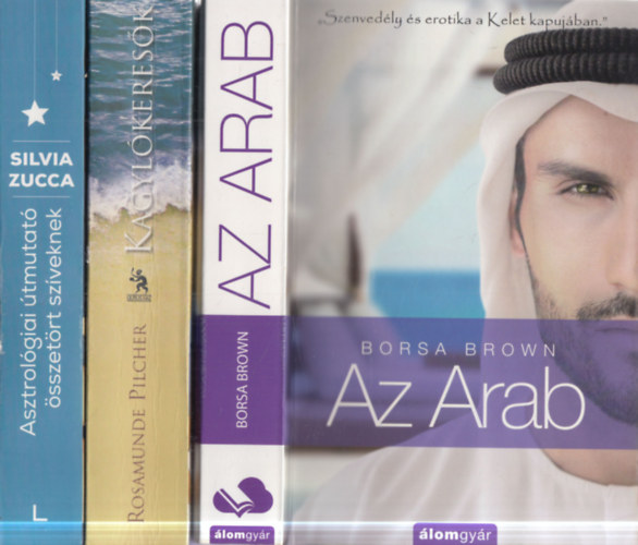 3 db romantikus reg�ny: Az Arab + Kagyl�keres�k + Asztrol�giai �tmutat� �sszet�rt sz�veknek