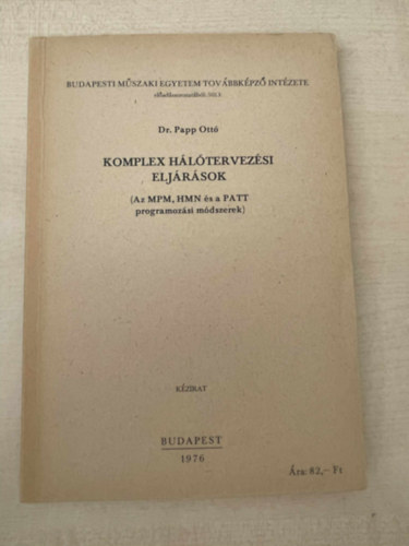 Komplex h�l�tervez�si elj�r�sok