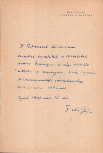 Csendes diadallal - V�logatott versek 1931-1951 - dedik�lt